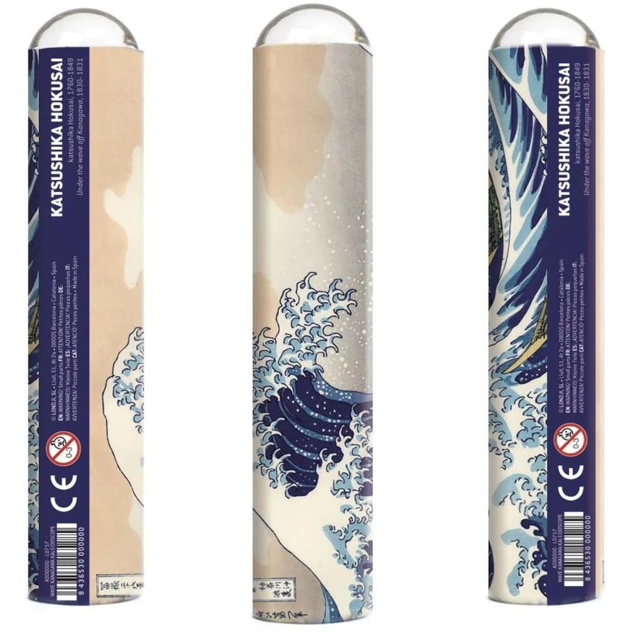 Caleidoscop Hokusai Valul Londji – jucărie optică inspirată din artă