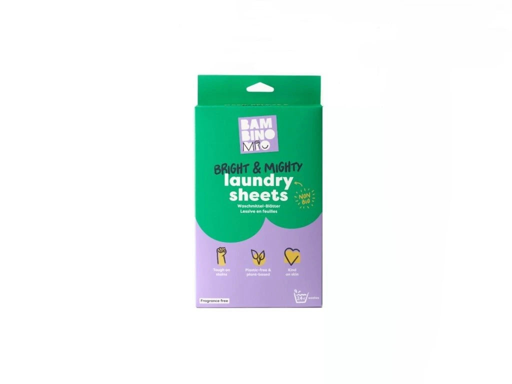 Hârtie de rufe - Detergent - Bambino Mio Bright and Mighty, 2 pachete