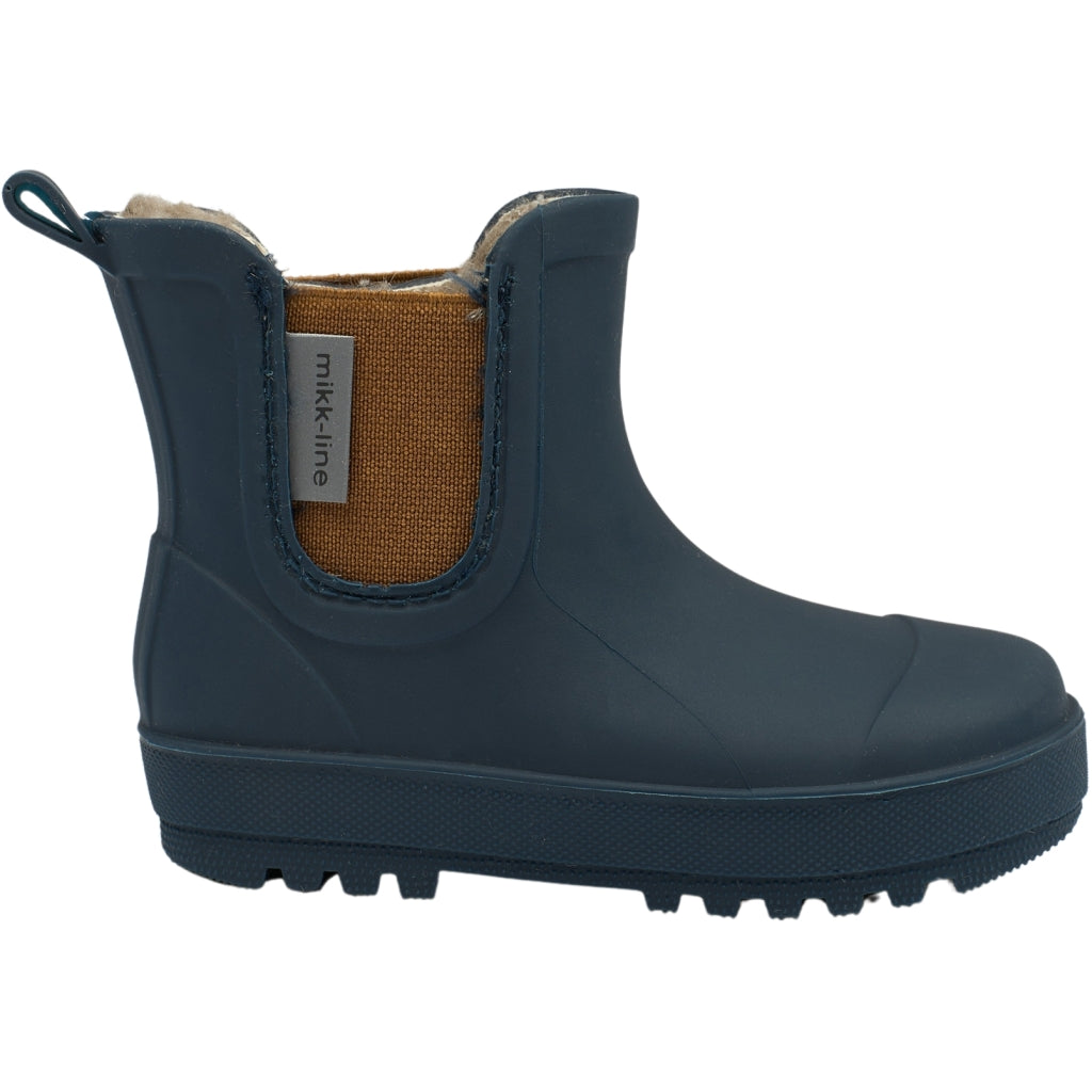 Cizme scurte căptușite cu lână Mikk-Line - Winter Wellies - Blue Nights