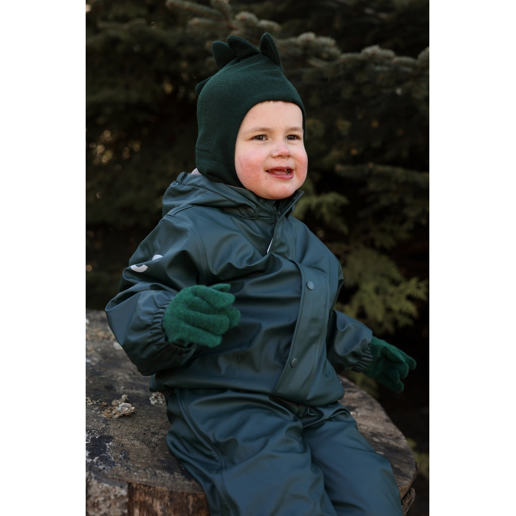 Mănuși tricotate cu lână Magic Gloves Mikk-line - set de 3 perechi Darkest Sprouse-Faded Denim-Balsam Green