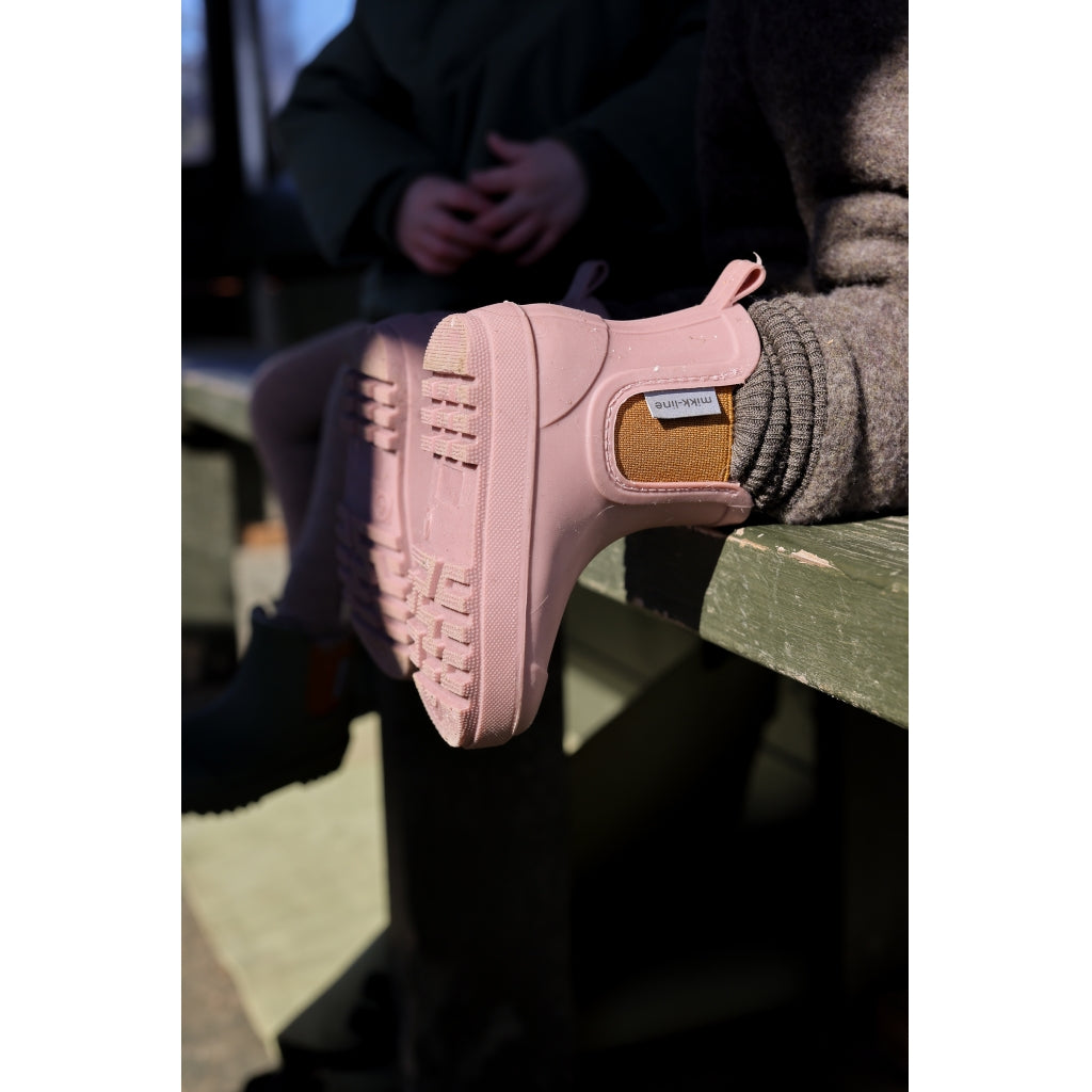 Cizme scurte căptușite cu lână Mikk-Line - Winter Wellies - Twilight Mauve