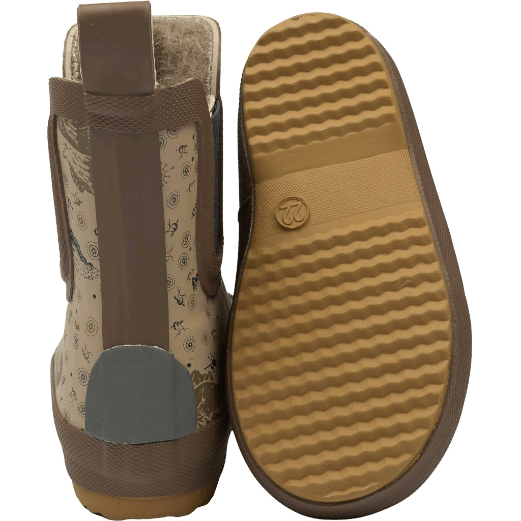 Cizme de iarnǎ scurte căptușite cu lână Mikk-Line - Winter Wellies - Coriander