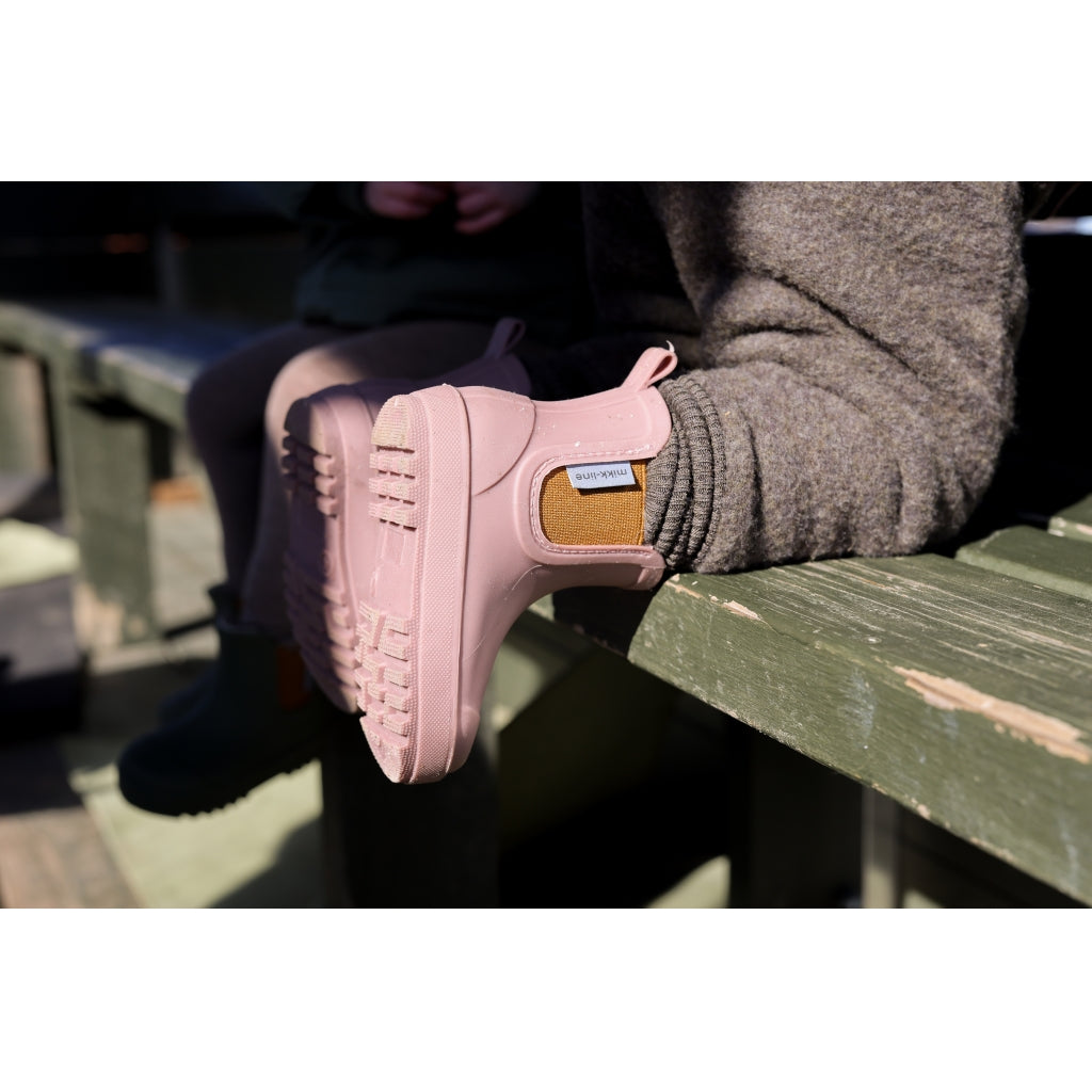 Cizme scurte căptușite cu lână Mikk-Line - Winter Wellies - Twilight Mauve