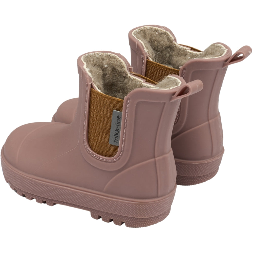 Cizme scurte căptușite cu lână Mikk-Line - Winter Wellies - Twilight Mauve