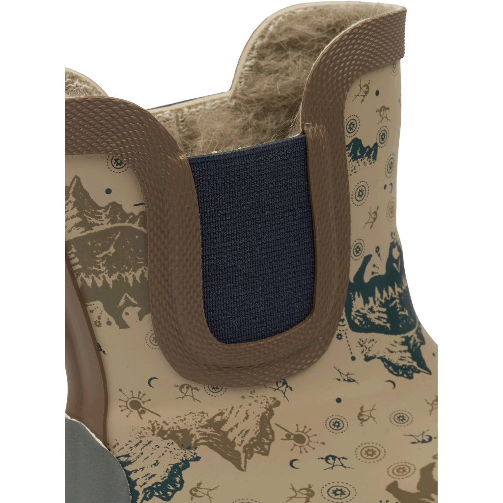 Cizme de iarnǎ scurte căptușite cu lână Mikk-Line - Winter Wellies - Coriander