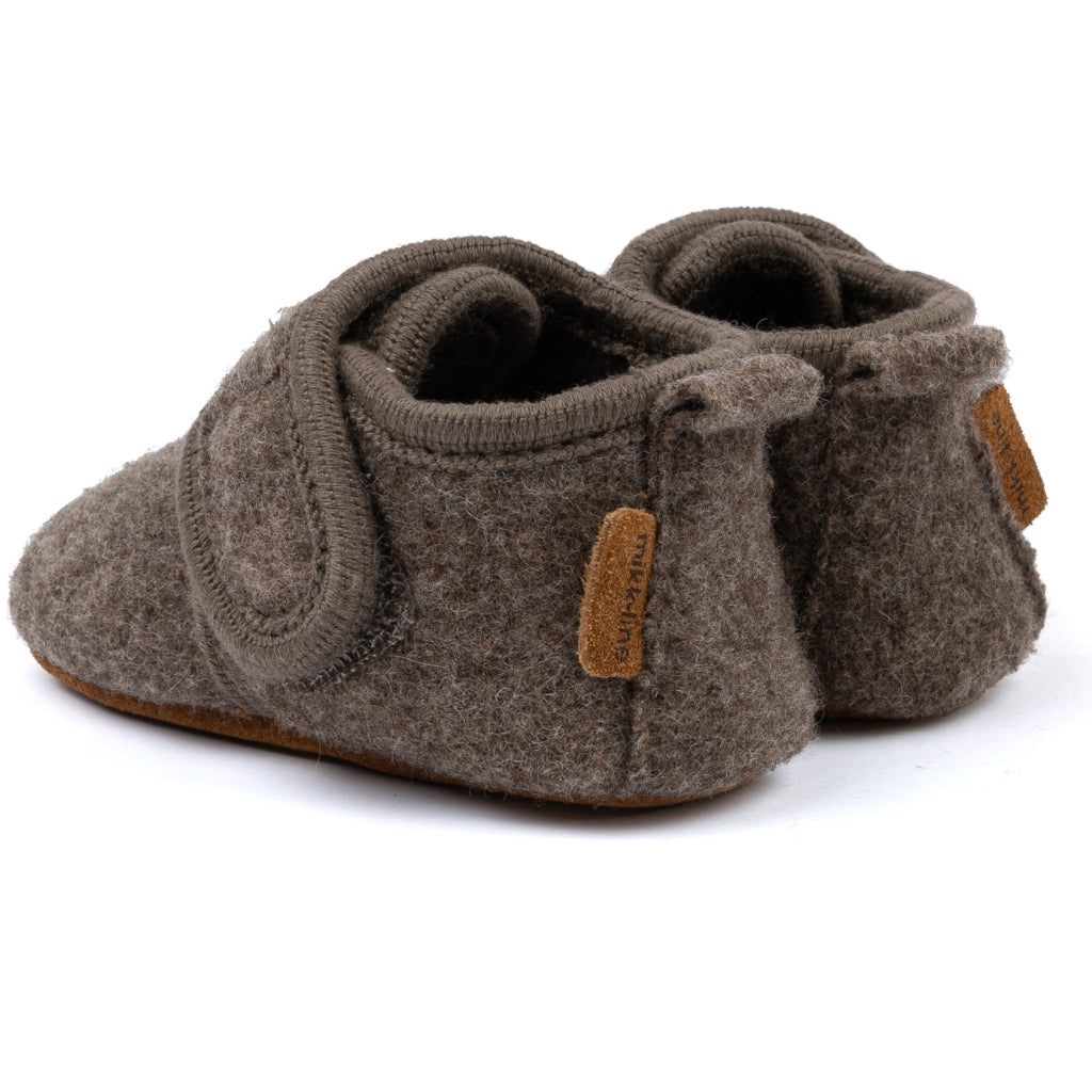 Pantofi interior Mikkline din lână - Melange Denver