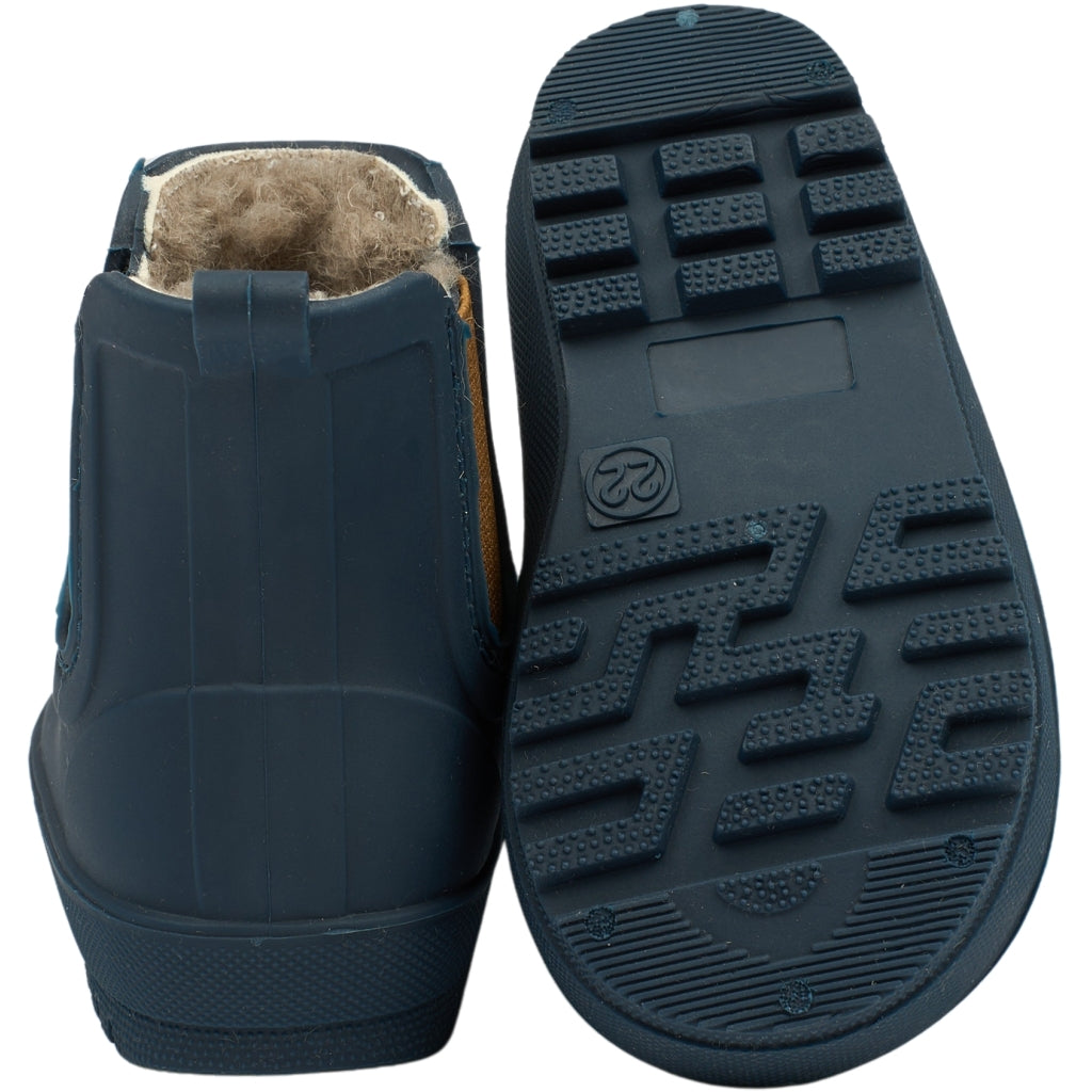 Cizme scurte căptușite cu lână Mikk-Line - Winter Wellies - Blue Nights