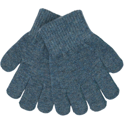 Mănuși tricotate cu lână Magic Gloves Mikk-line - set de 3 perechi Darkest Sprouse-Faded Denim-Balsam Green