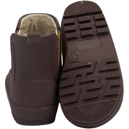 Cizme scurte căptușite cu lână Mikk-Line - Winter Wellies - Raisin