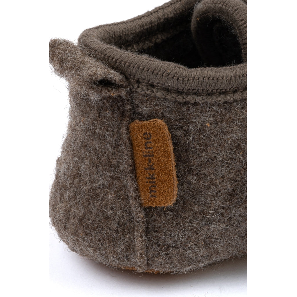 Pantofi interior Mikkline din lână - Melange Denver