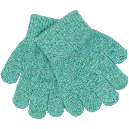 Mănuși tricotate cu lână Magic Gloves Mikk-line - set de 3 perechi Darkest Sprouse-Faded Denim-Balsam Green