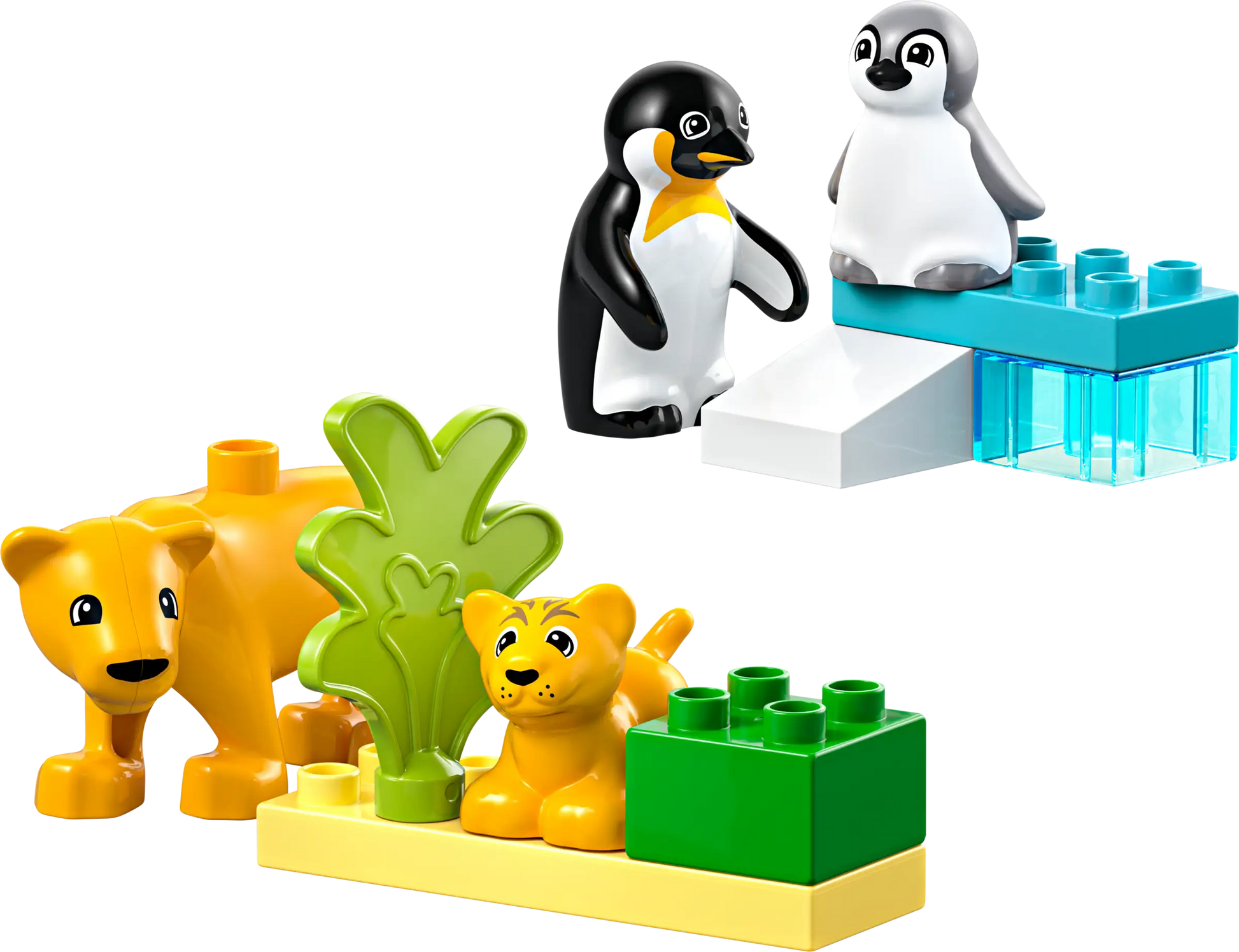 LEGO Duplo - Familii de animale sălbatice: Pinguini și lei