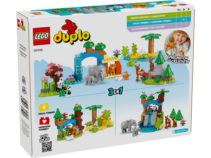 LEGO Duplo - Familii de animale sălbatice 3 în 1