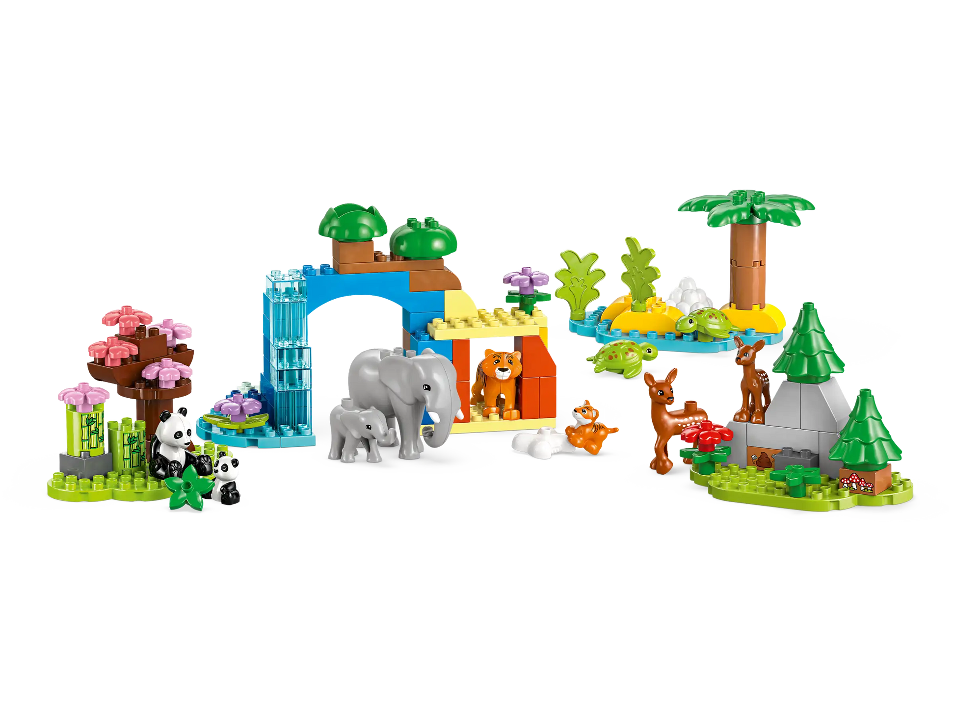 LEGO Duplo - Familii de animale sălbatice 3 în 1