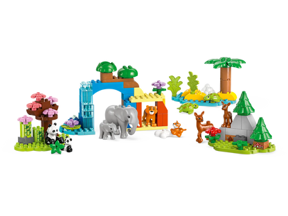 LEGO Duplo - Familii de animale sălbatice 3 în 1