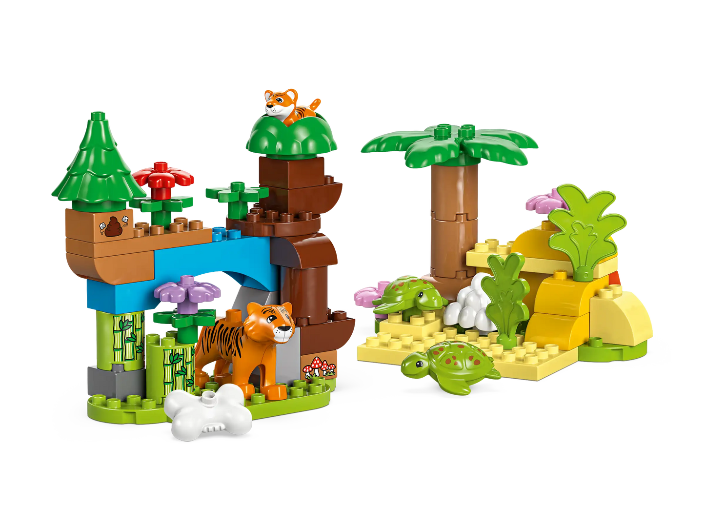 LEGO Duplo - Familii de animale sălbatice 3 în 1