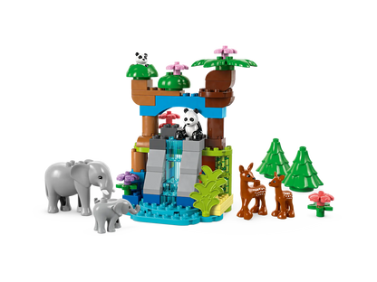 LEGO Duplo - Familii de animale sălbatice 3 în 1