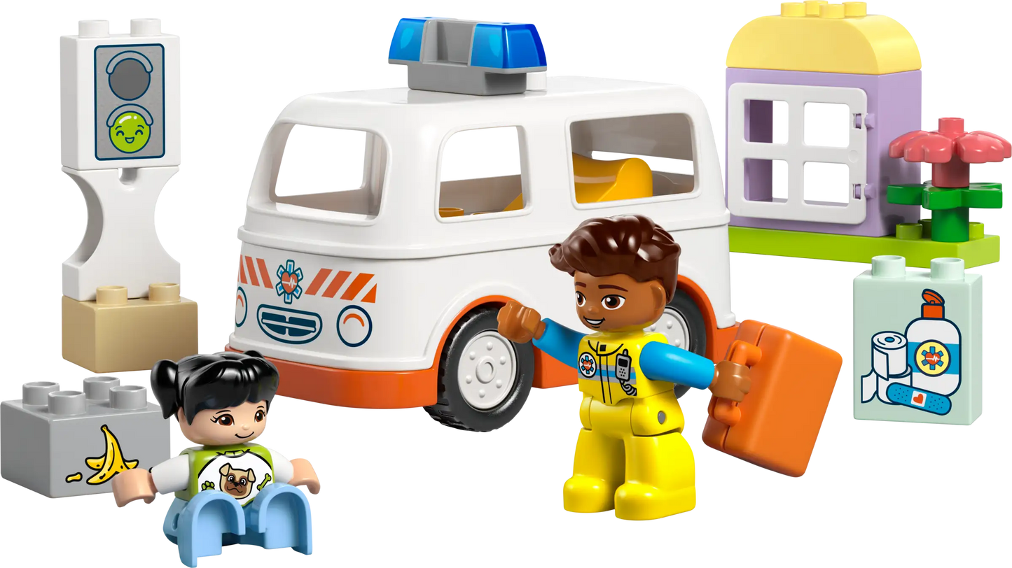 LEGO Duplo - Ambulanță și șofer