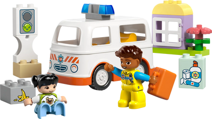 LEGO Duplo - Ambulanță și șofer