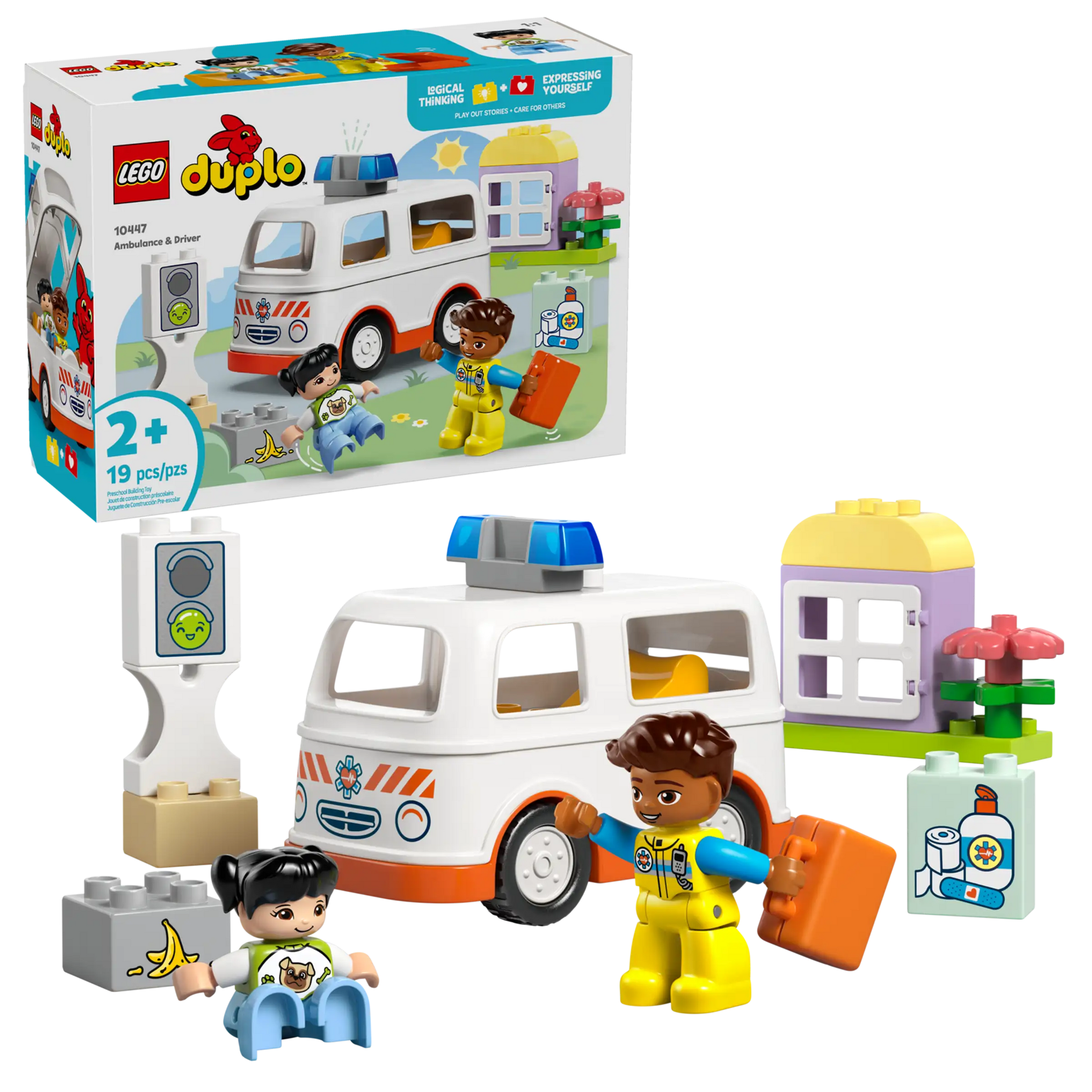 LEGO Duplo - Ambulanță și șofer