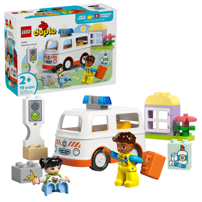 LEGO Duplo - Ambulanță și șofer