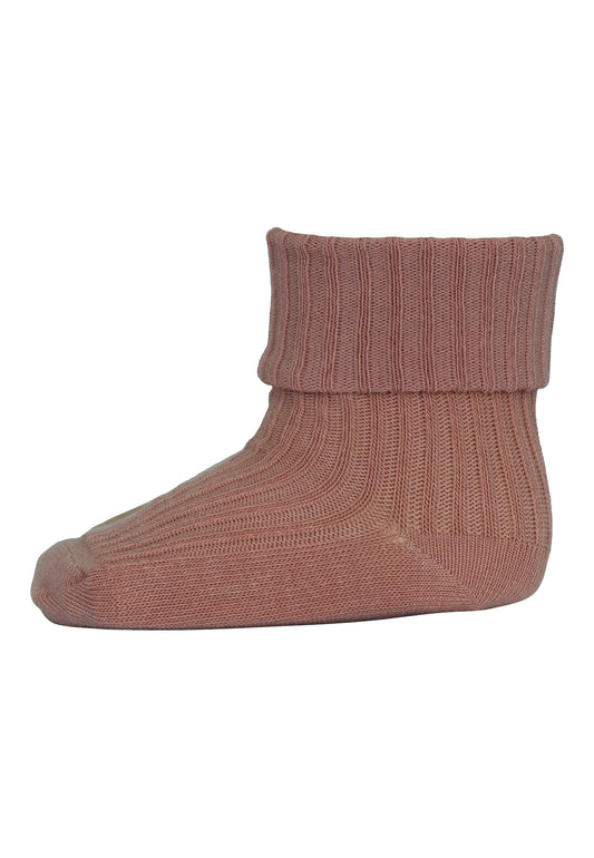 Șosete subțiri Turn down din lână merinos mp Denmark - Vintage rose