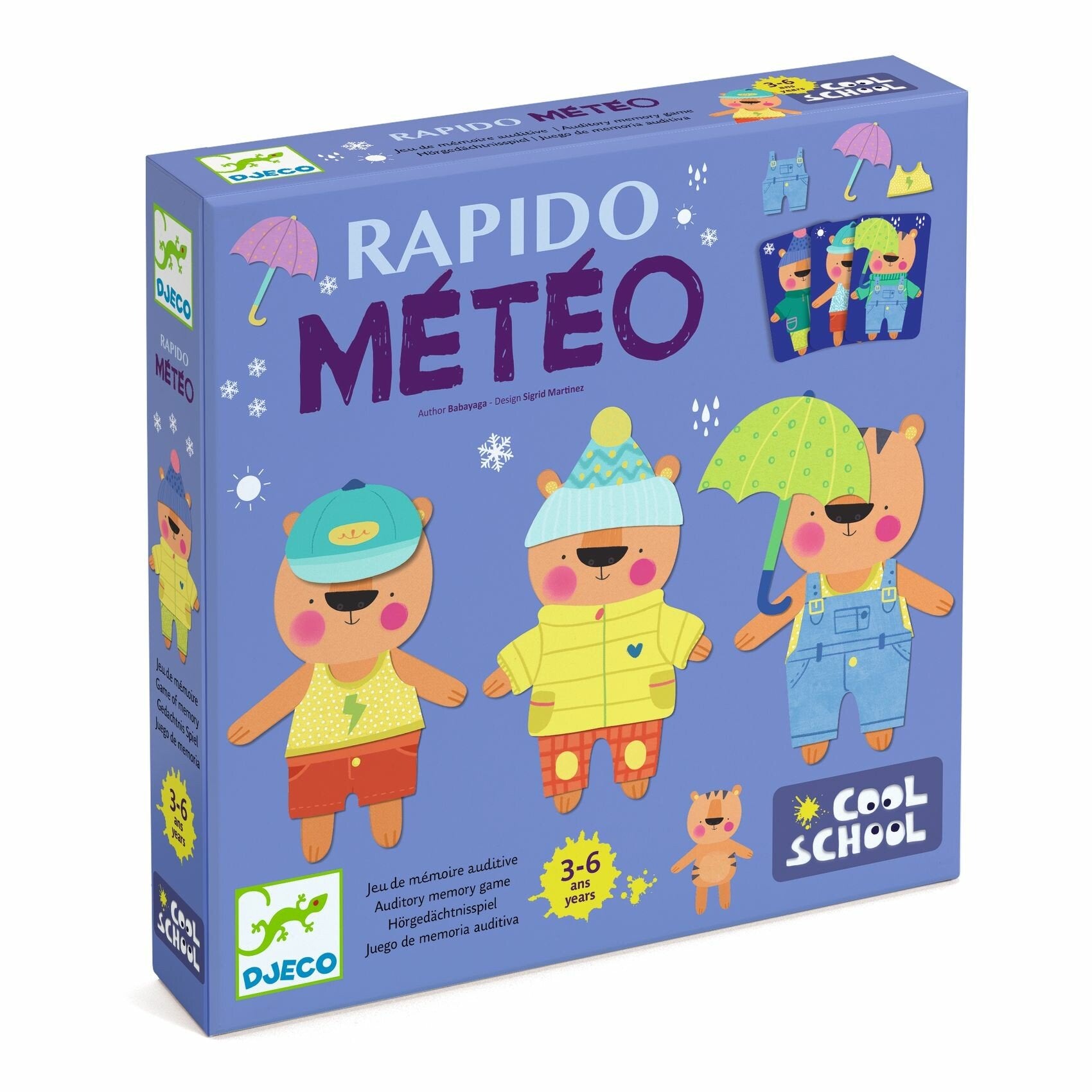 Rapido Meteo, joc de memorie Djeco