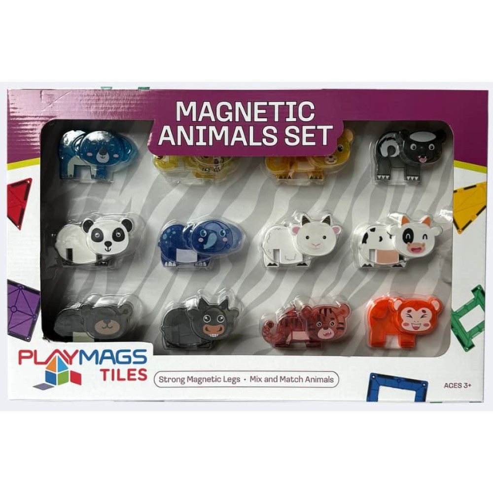 Set Playmags 12 figurine animăluțe magnetice