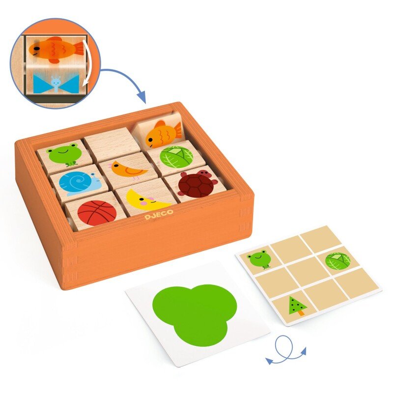 Joc Eduludo Primo Tri, Djeco