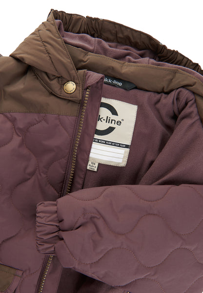 Jachetă termorezistentă Mikk-line Warm Puff Huckleberry