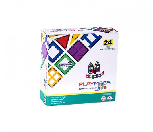 Set Playmags 24 piese magnetice de construcție