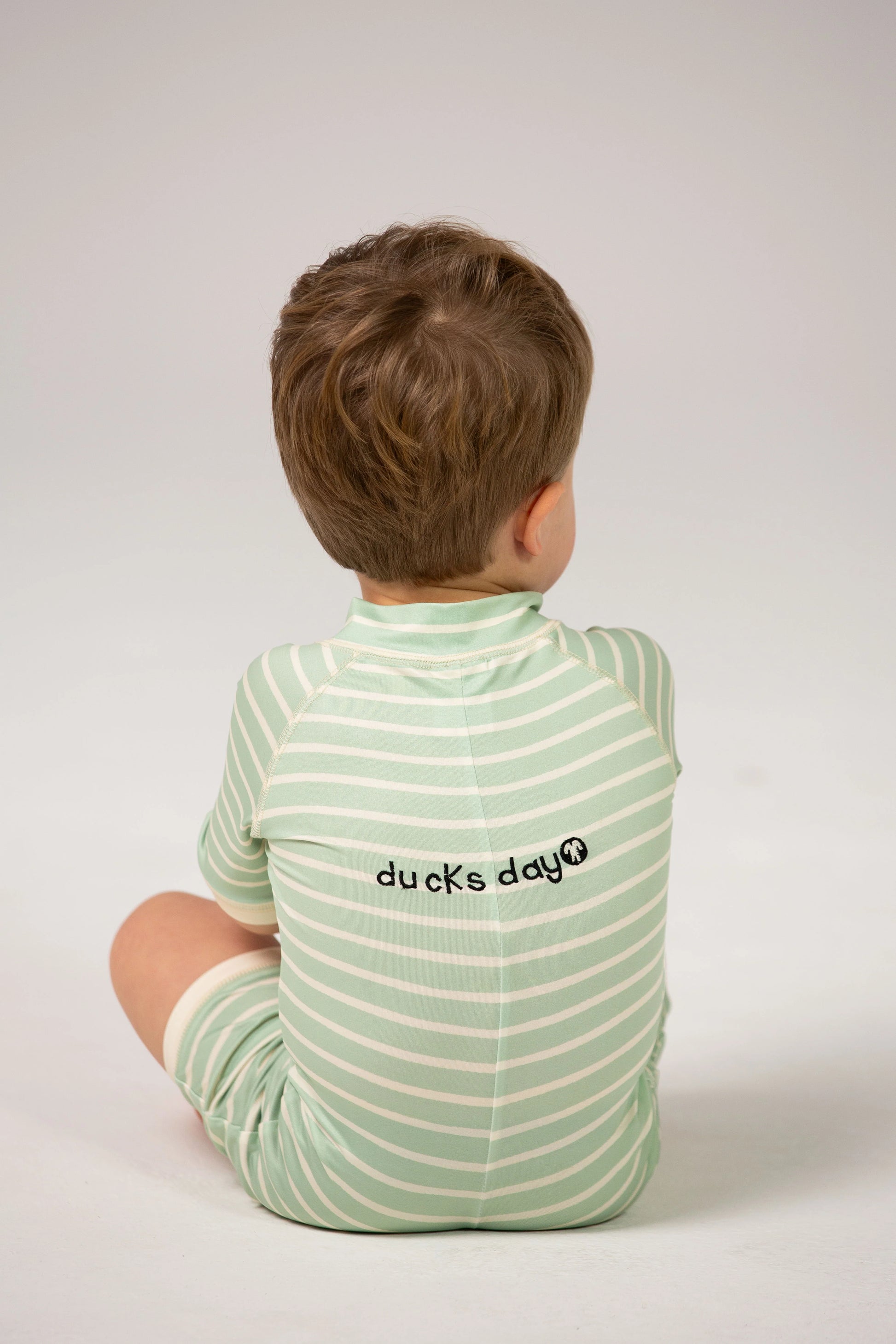 DucKsday - Costum pentru înot din lycra cu protecție solară UPF 50+ - Andes