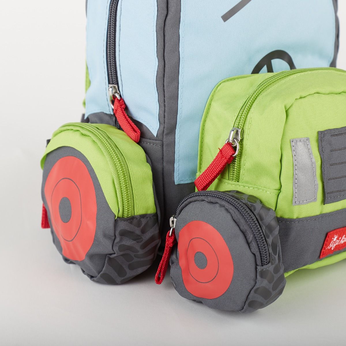 Rucsac pentru copii, Tractor cu roți dințate 3D, Sigikid