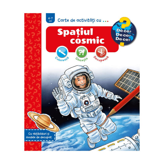 Carte de activități cu .... Spatiul cosmic