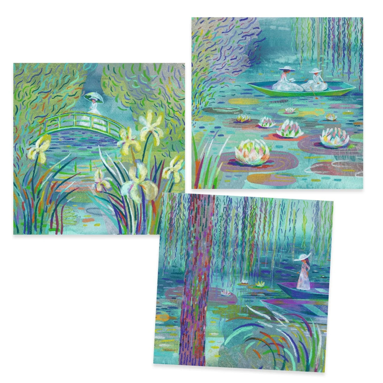 Atelier creativ Lacul cu nuferi Inspired by Monet, Djeco