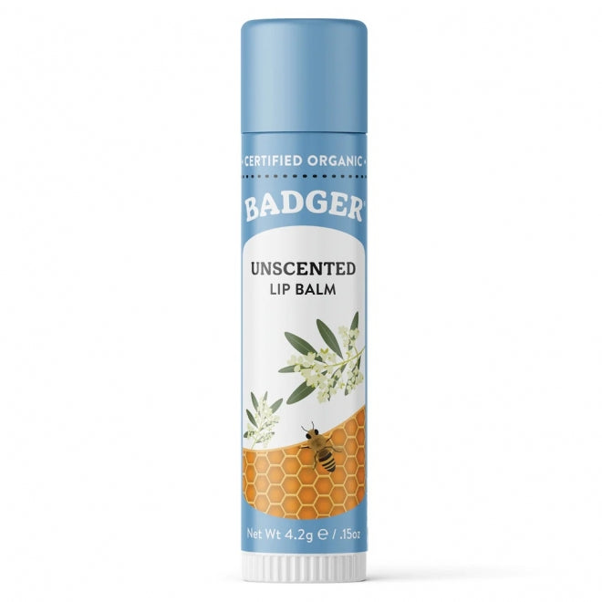 Balsam de buze fara miros - Badger -  4.2 g