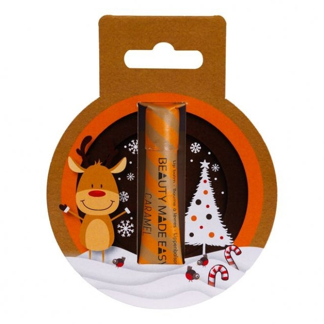 Balsam de buze vegan, zero plastic, Caramel, Ediție Limitată de Crăciun, Beauty Made Easy, 6g