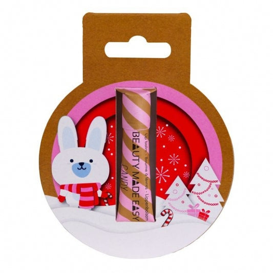 Balsam de buze vegan, zero plastic, Candy, Ediție Limitată de Crăciun, Beauty Made Easy, 6g