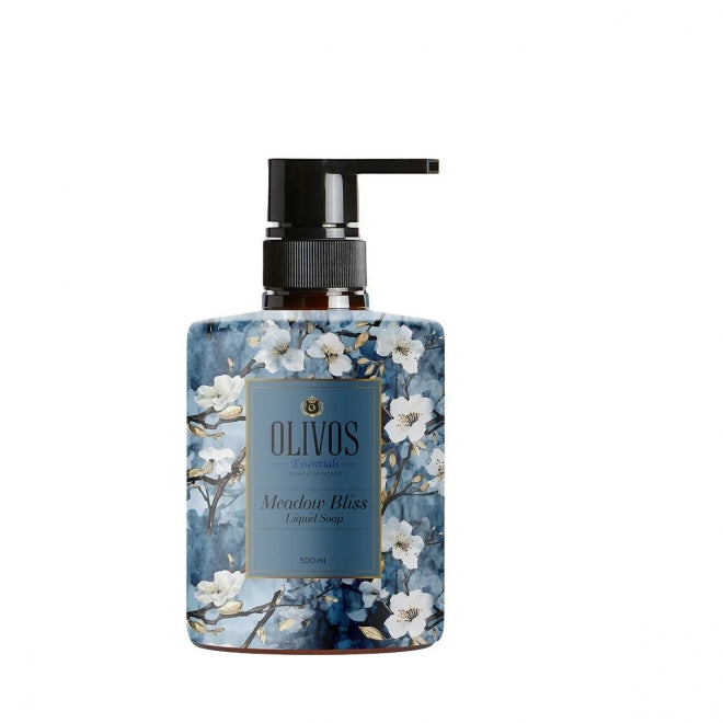 Săpun lichid Meadow Bliss cu parfum de orhidee și mosc, Olivos, 500 ml