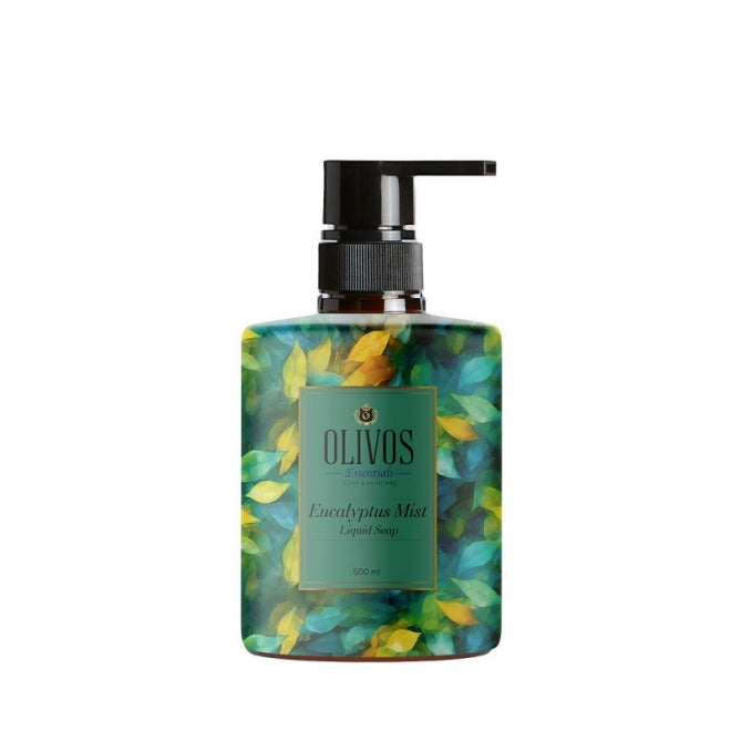 Săpun lichid Eucalyptus Mist cu ulei esențial de eucalipt, Olivos, 500 ml