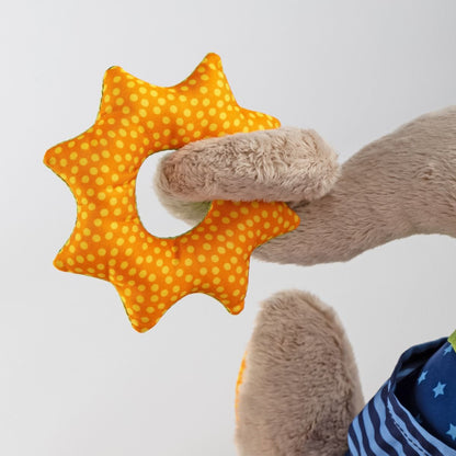 Jucărie senzorială din pluș cu activități – Elefant, PlayQ Sigikid