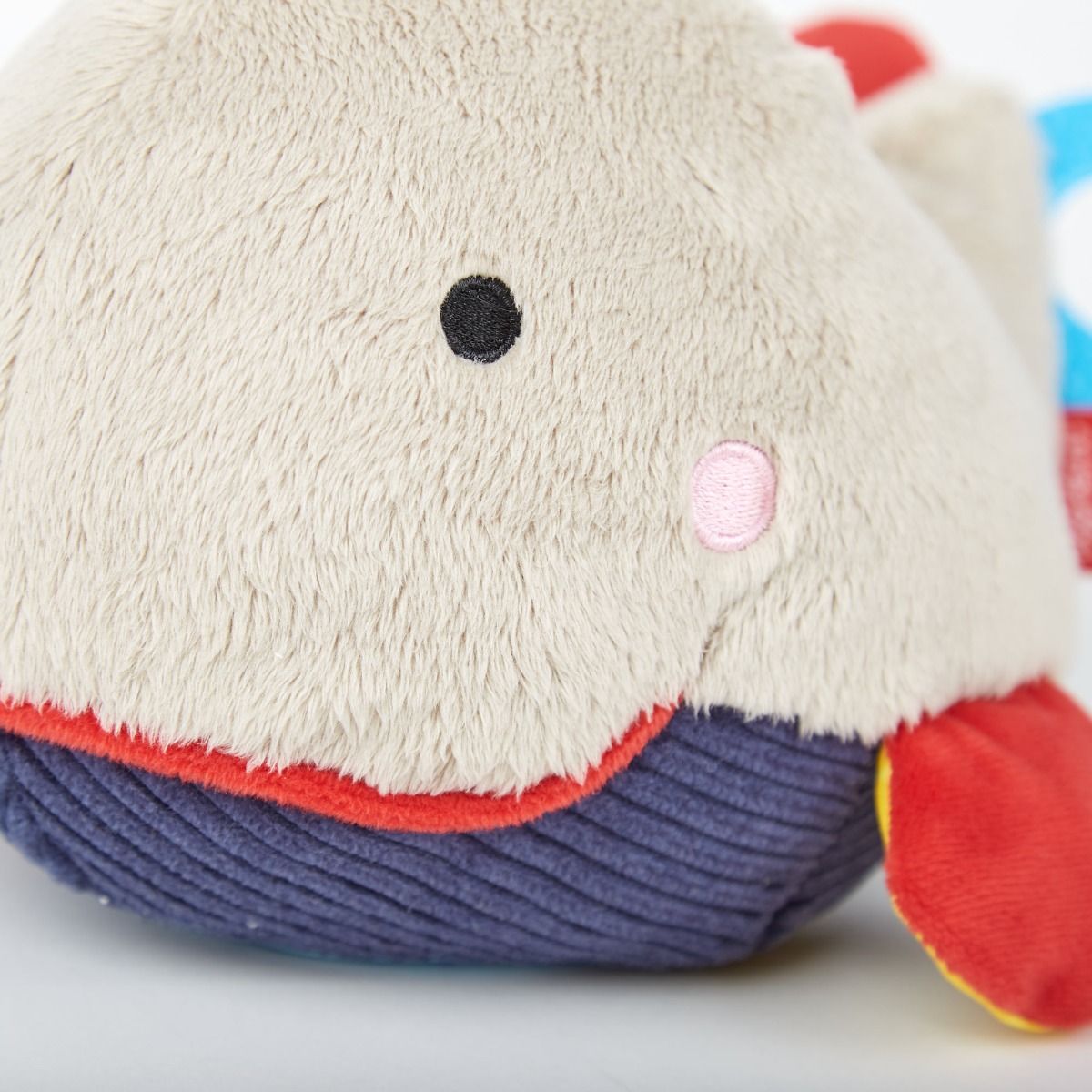 Jucărie senzorială din pluș cu activități – Balena, PlayQ Sigikid