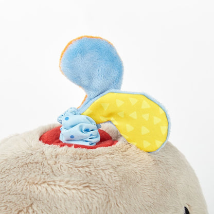 Jucărie senzorială din pluș cu activități – Balena, PlayQ Sigikid