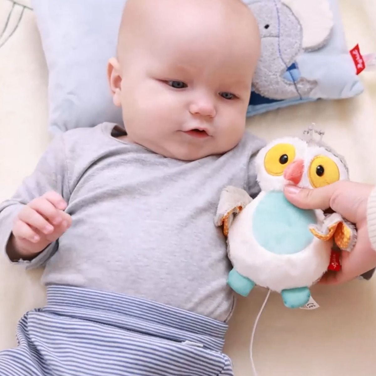 Jucărie muzicală din pluș Bufniță, Sigikid