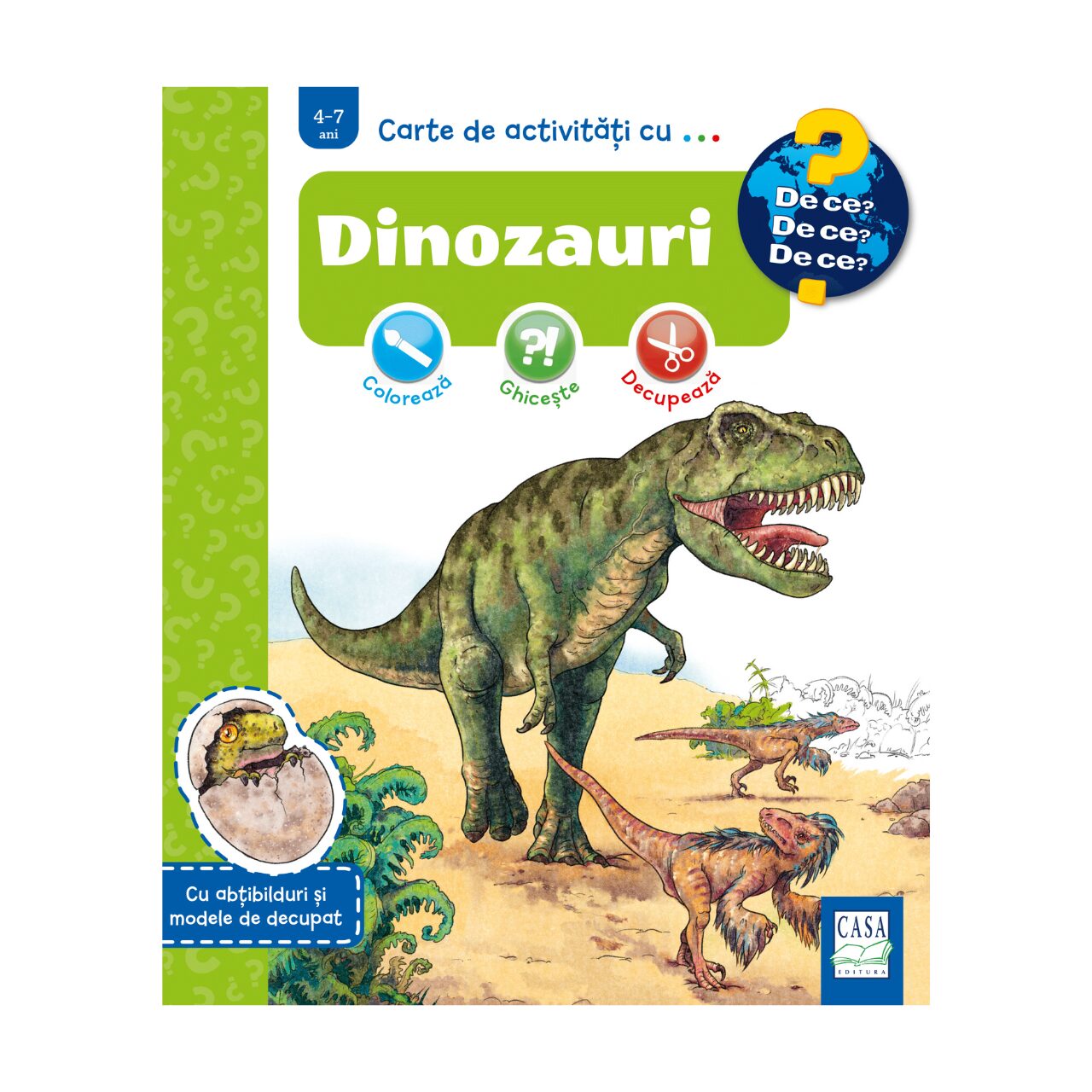 Carte de activități cu .... Dinozauri