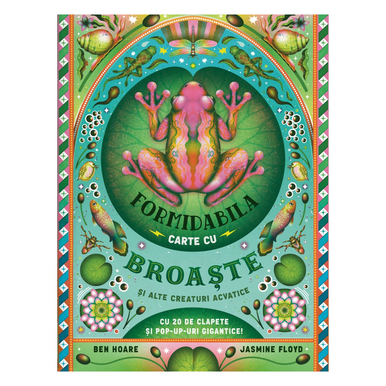 Formidabila carte cu broaște și alte creaturi acvatice