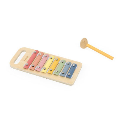 Banc de lovit cu Xilofon Montessori 3 in 1, Polar B