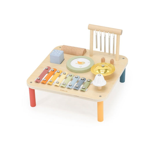 Măsuță muzicală Montessori, 7 instrumente din lemn, Polar B