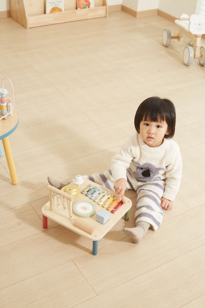 Măsuță muzicală Montessori, 7 instrumente din lemn, Polar B