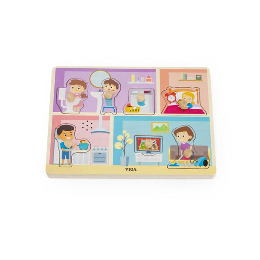 Puzzle cu Sunete – Sunete din Casă, Viga